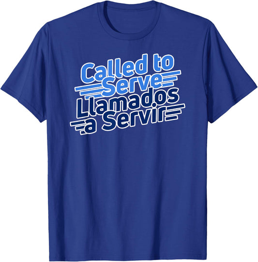 Spanish Called to Serve LDS Missionary Llamados a Servir T-Shirt - T-Shirt | Royal