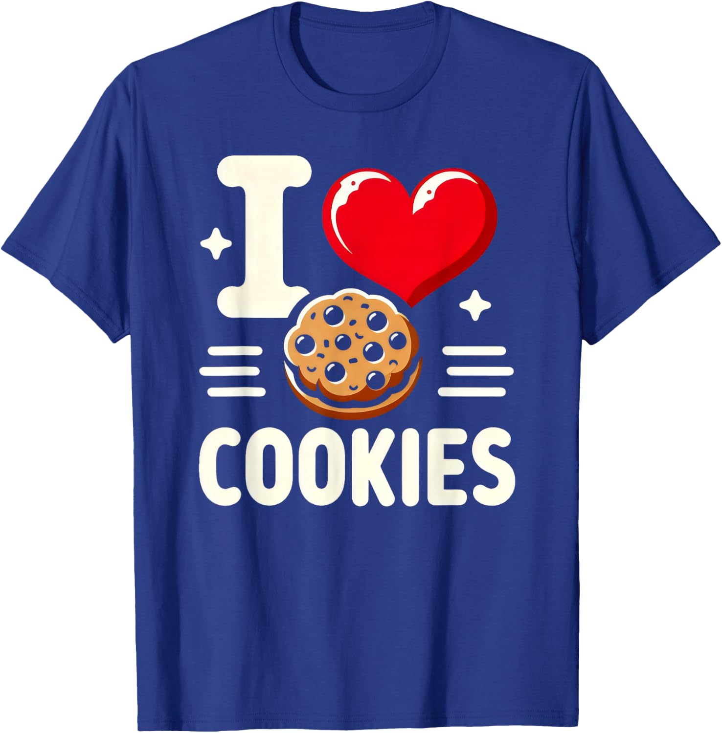 Cookie Lover Fun Cookie-Theme T-Shirt - T-Shirt | Royal