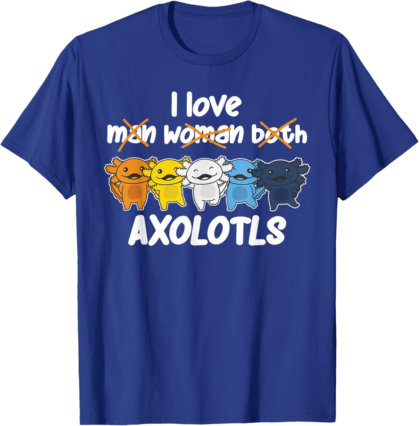 Aroace Flag Pride LGBTQ Axolotls cute Aroace Axolotl T-Shirt - T-Shirt | Royal