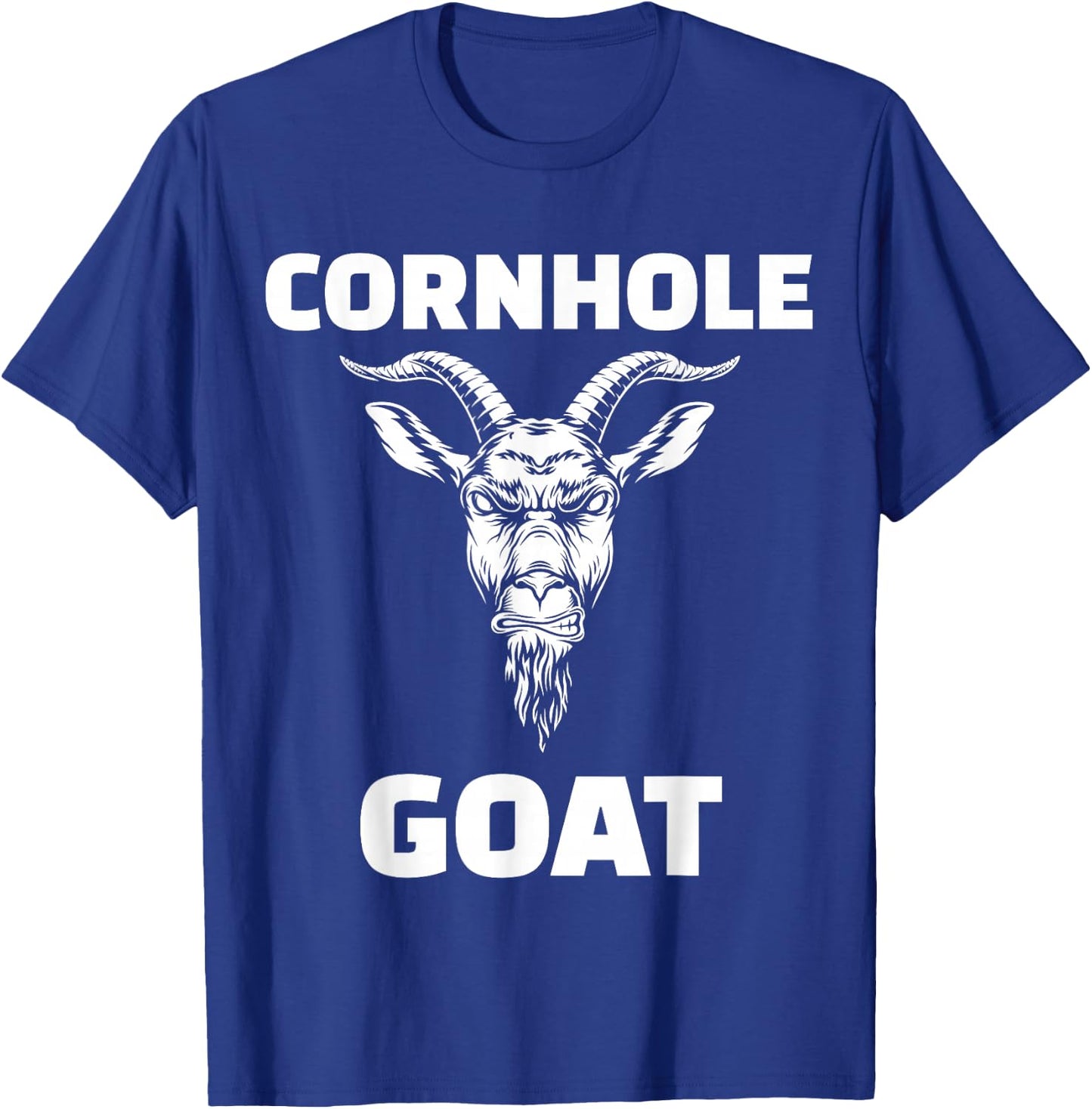 Cornhole Goat T-Shirt - T-Shirt | Royal