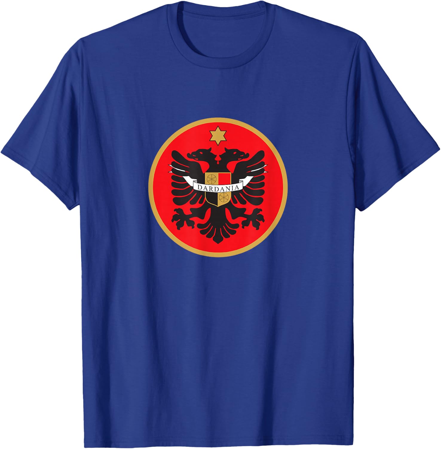 Albanien Kosovo Dardania Flagge T-Shirt - T-Shirt | Royal