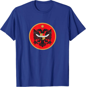 Albanien Kosovo Dardania Flagge T-Shirt - T-Shirt | Royal