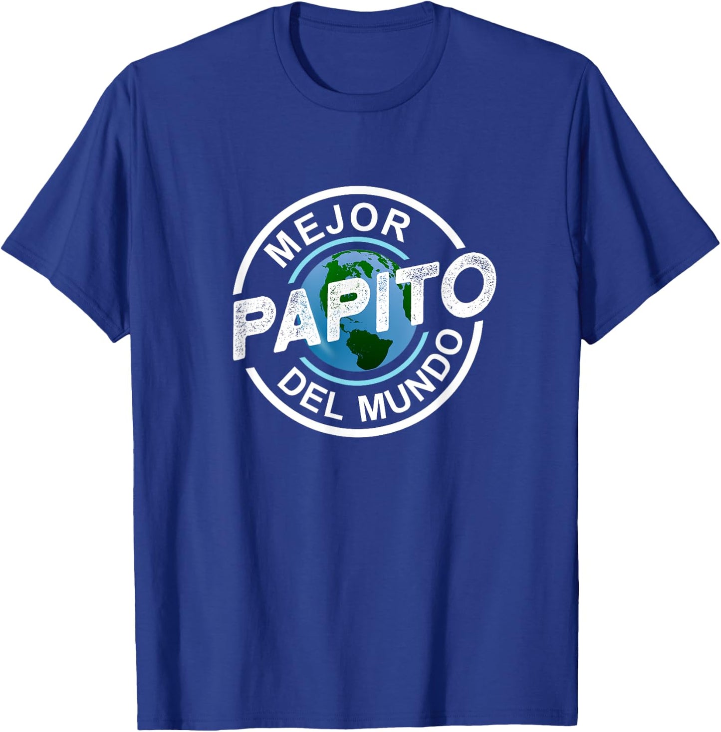Mejor Papito Del Mundo Best Daddy Spanish Gift T-Shirt - T-Shirt | Royal