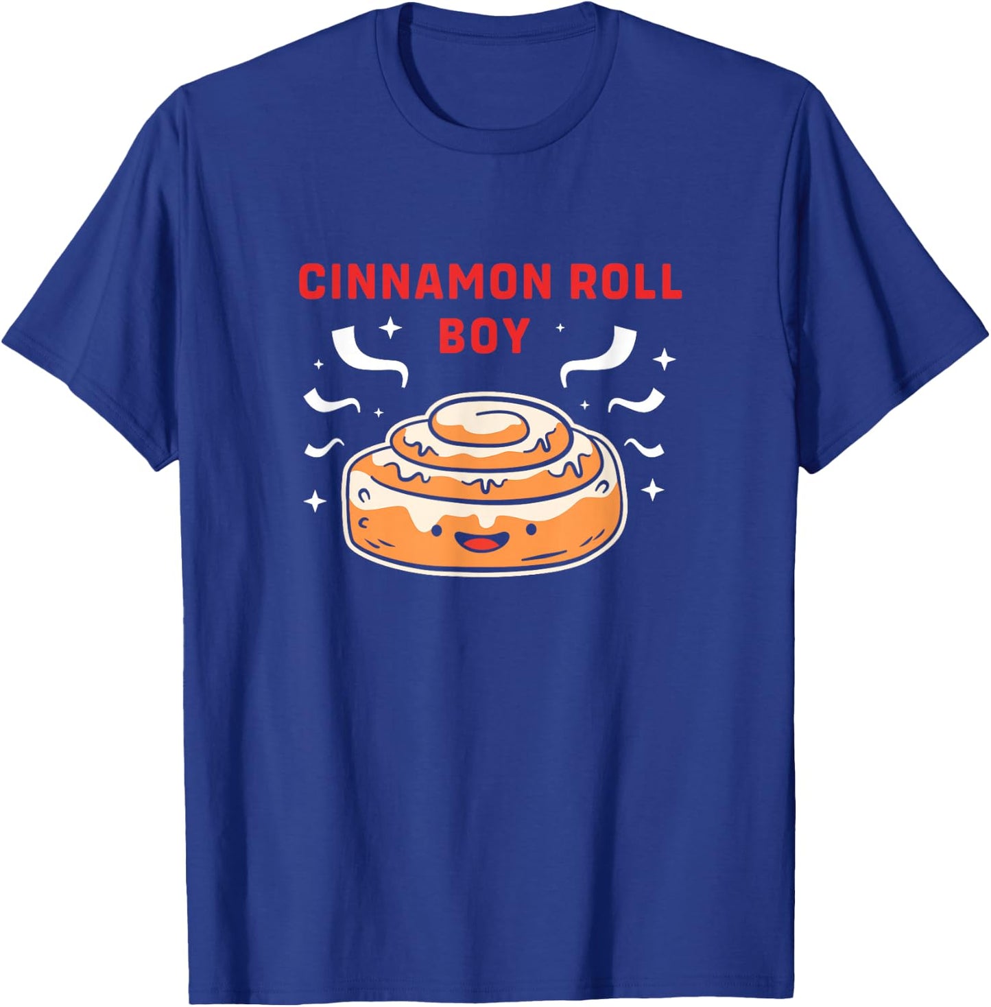 Cute Cinnamon Bread Lover Cinnamon Roll Boy T-Shirt - T-Shirt | Royal