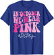 DSP Direct Support Staff We Wear Pink Breast Cancer Groovy T-Shirt - T-Shirt | Royal