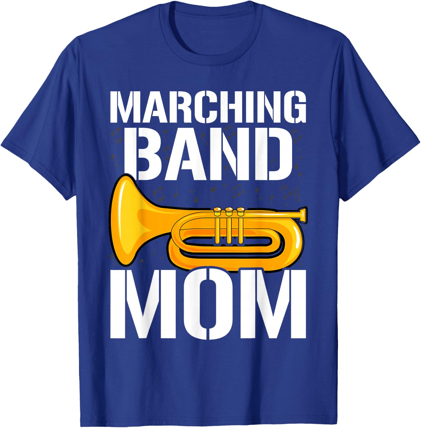 Band Mom Euphonium Baritone T-Shirt - T-Shirt | Royal