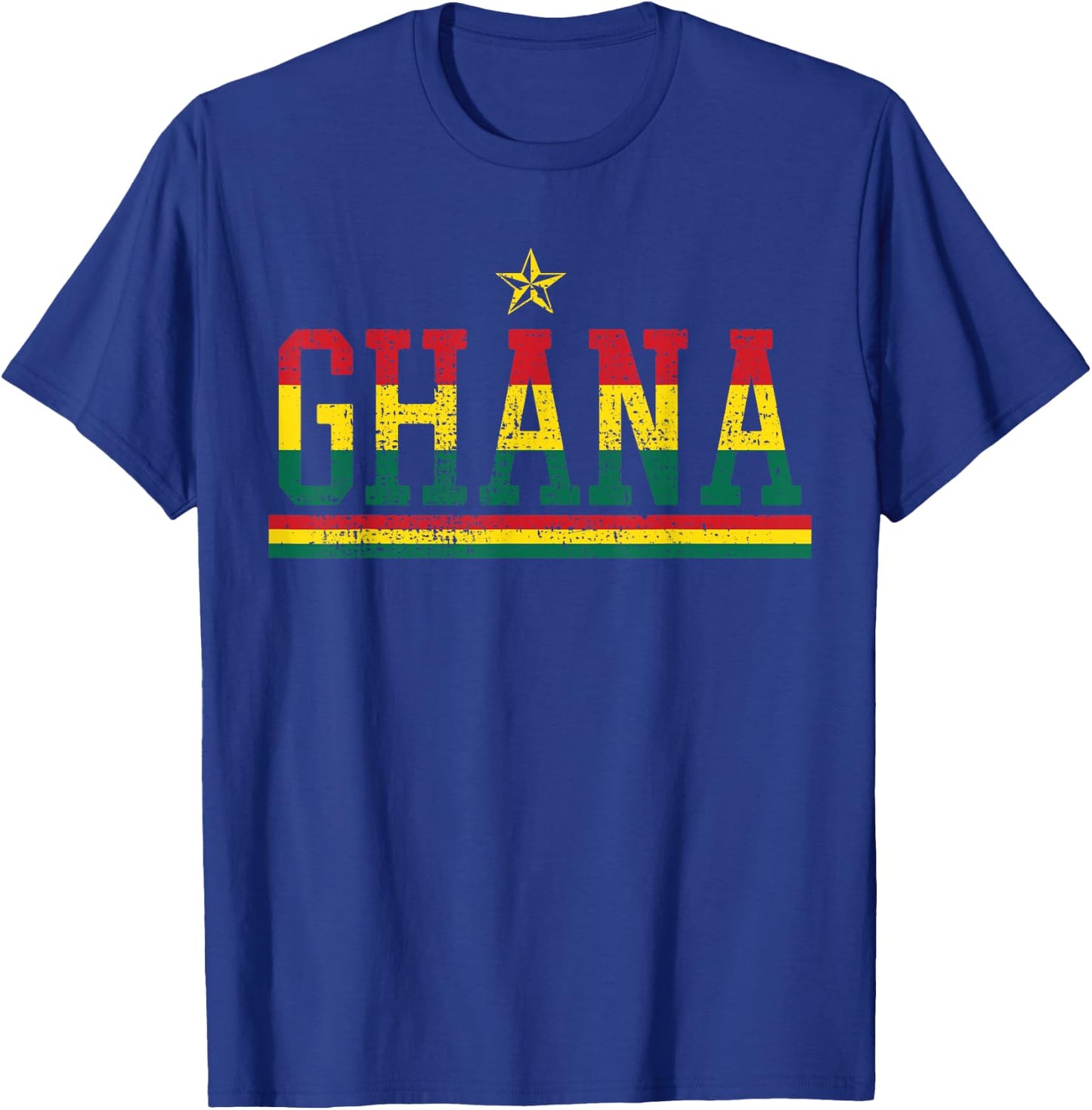 Ghana Country Flag Ghanaian Pride T-Shirt - T-Shirt | Royal