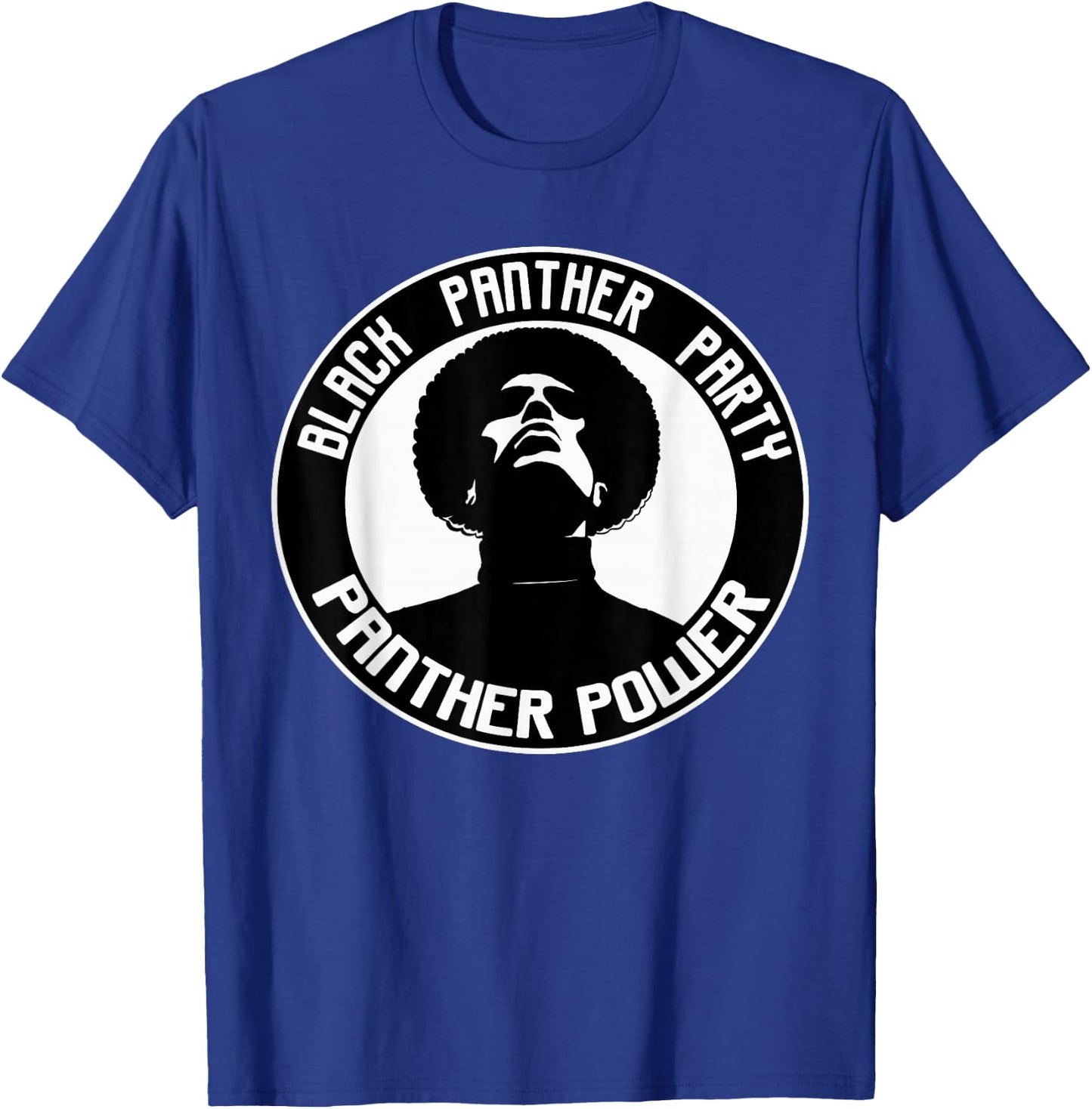 Black Power Panther Party Logo Oakland 1966 Afro Vintage T-Shirt - T-Shirt | Royal