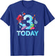 Disney Junior’s Ariel Third Birthday 3 Years Old Today T-Shirt - T-Shirt | Royal