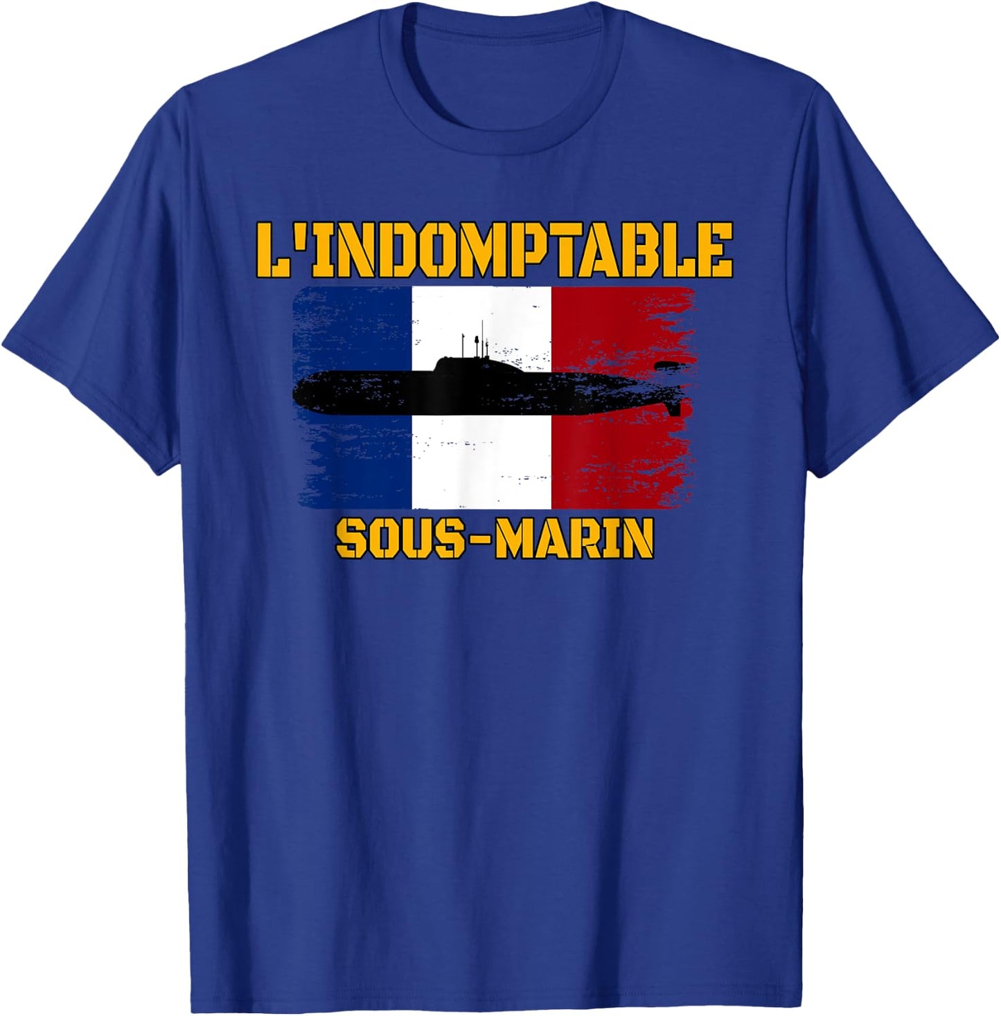 L'Indomptable S613 Sous-Marin Nucléaire Papa Grand-père T-Shirt - T-Shirt | Royal