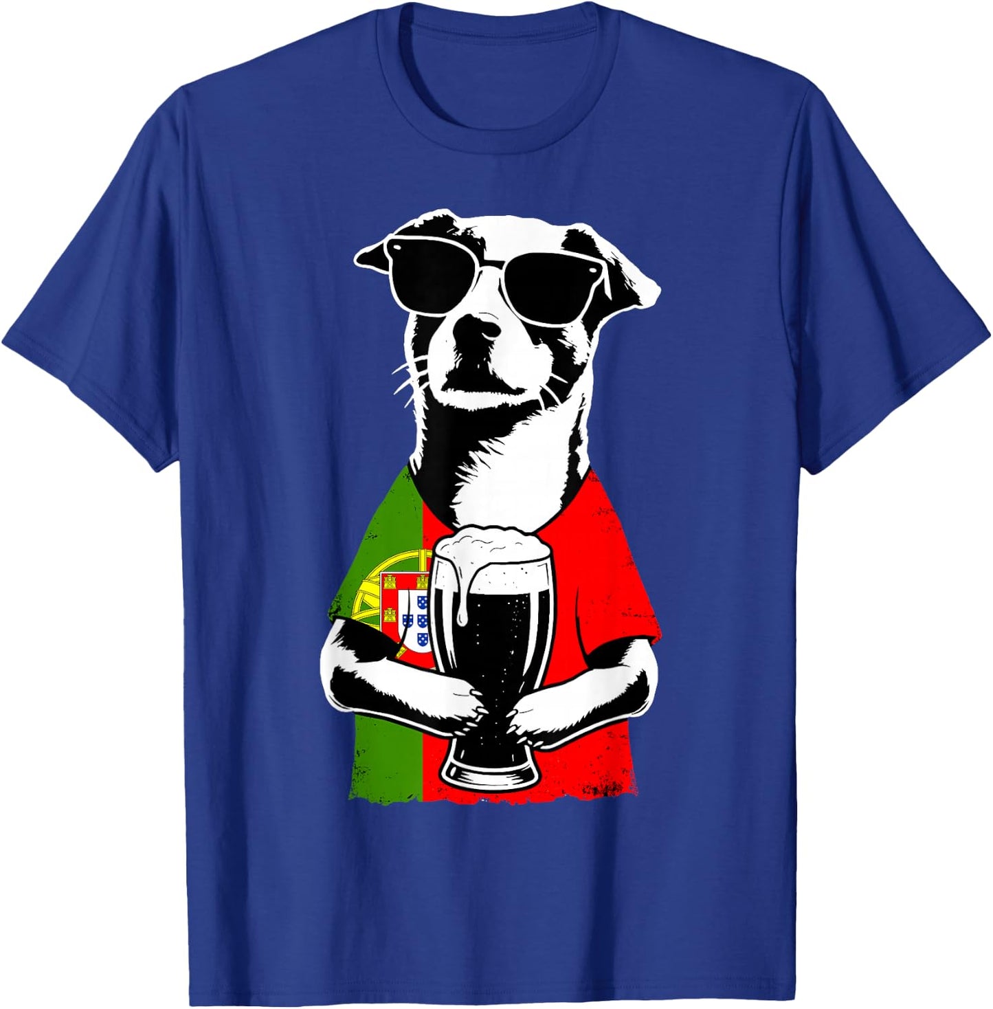Portuguese Flag Men Women Portugal T-Shirt - T-Shirt | Royal