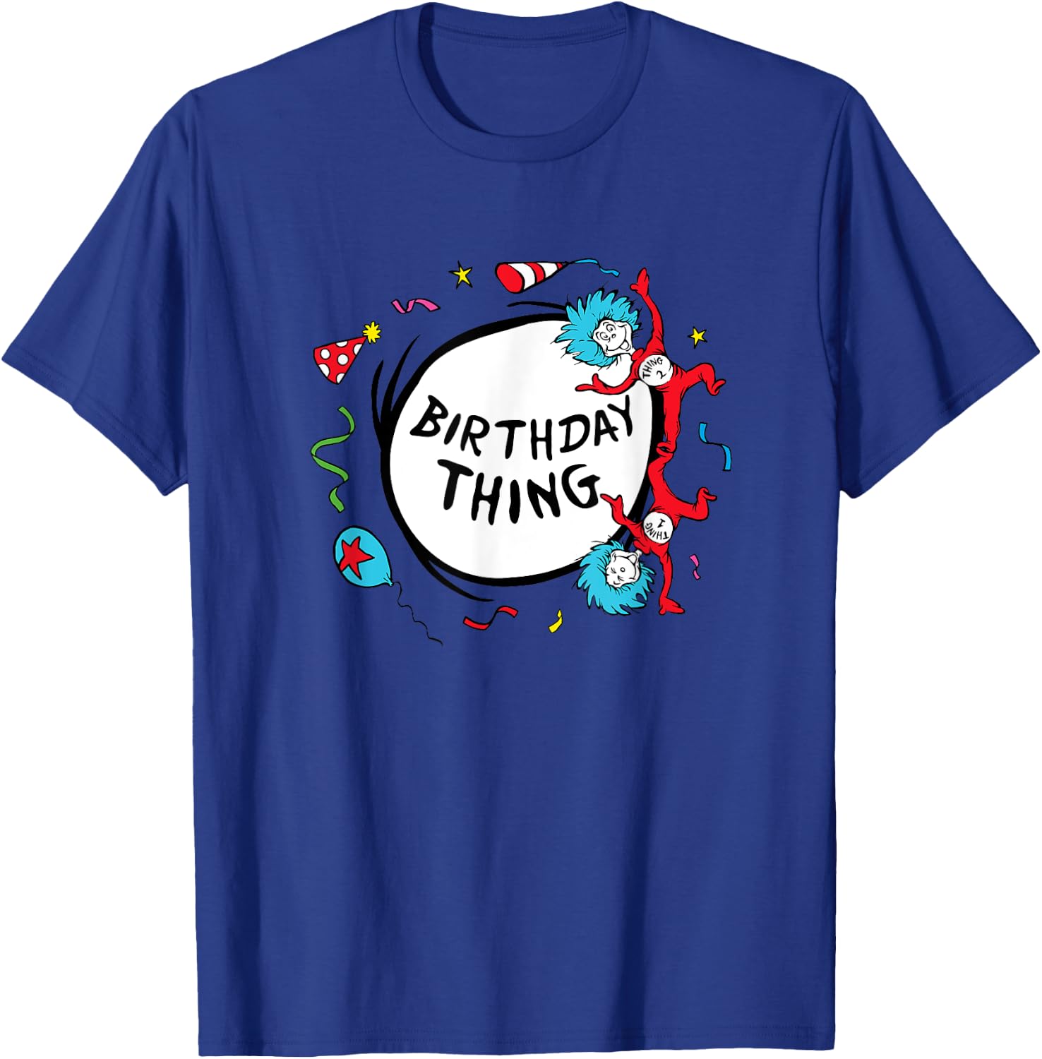 Dr. Seuss Birthday Thing T-Shirt - T-Shirt | Royal