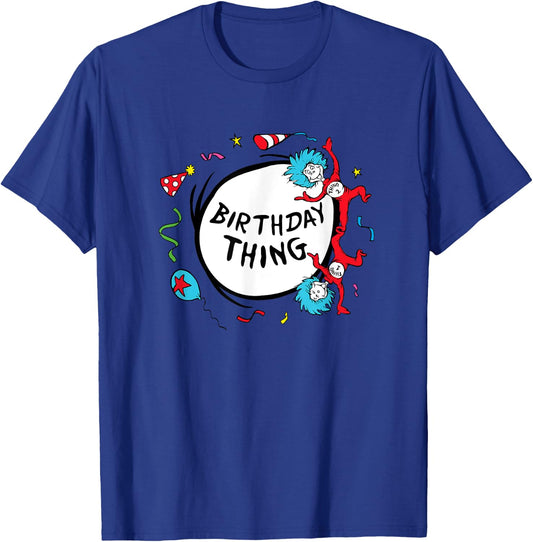 Dr. Seuss Birthday Thing T-Shirt - T-Shirt | Royal