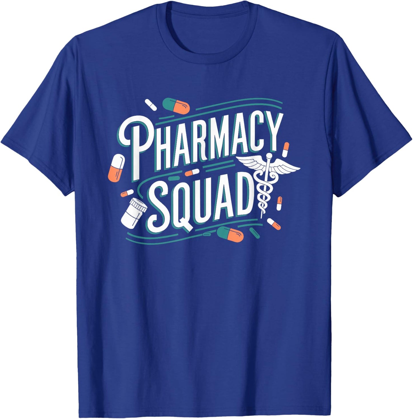 Pharmacy Squad, Pharmacy Team and Pharm Pharmacist Crew T-Shirt - T-Shirt | Royal