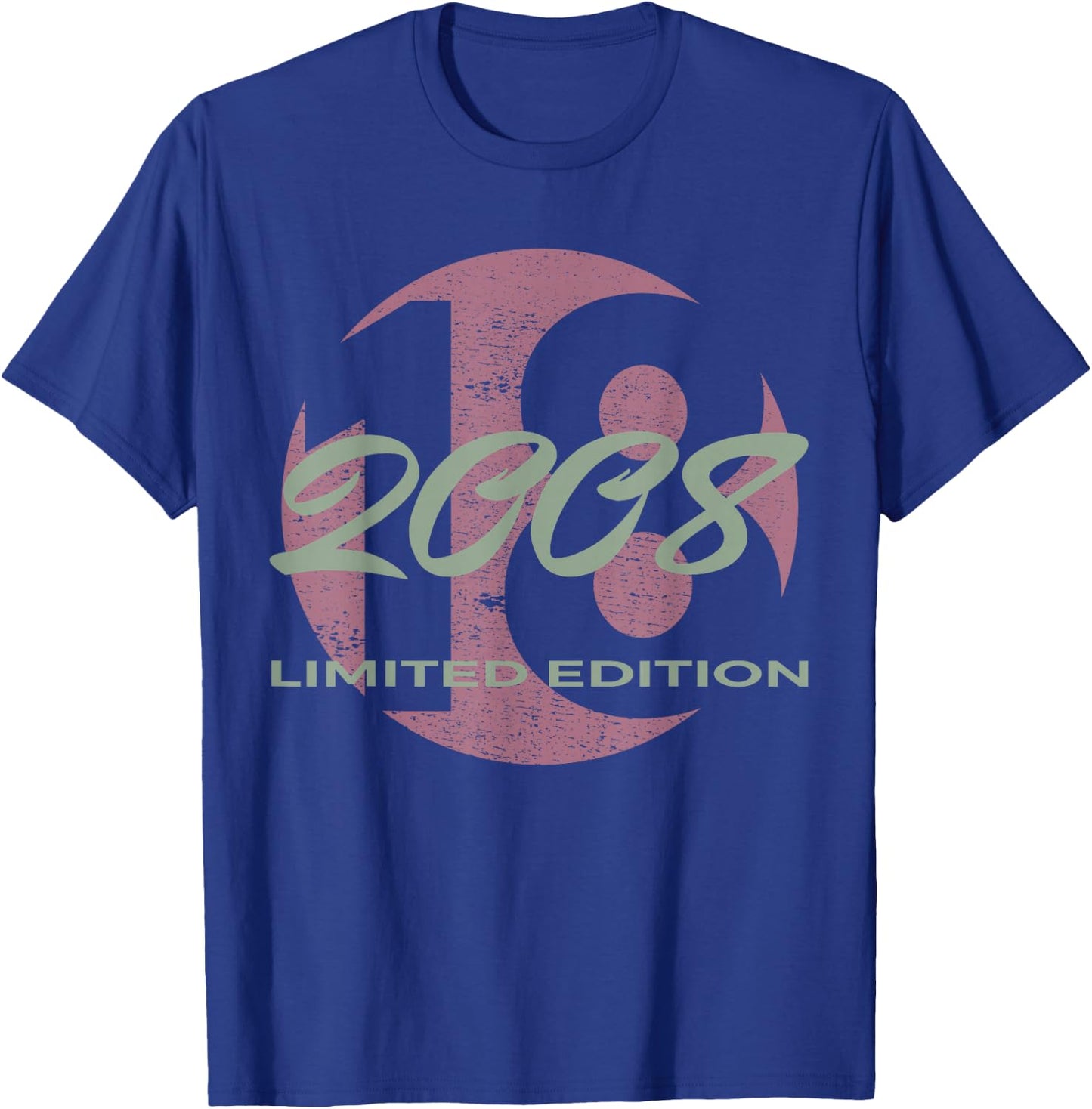 18. Geburtstag Mädchen Junge 18 Jahre 2008 Lustig Geschenk T-Shirt - T-Shirt | Royal
