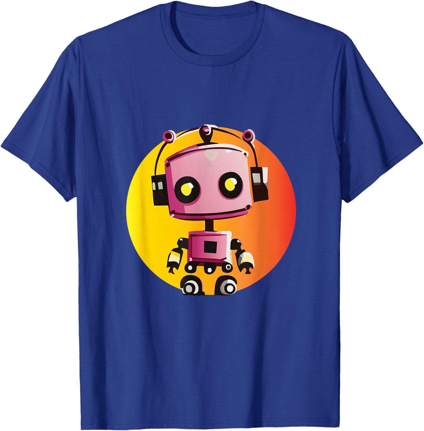 Kinder Roboter T-Shirt - T-Shirt | Royal