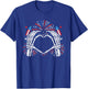 Skeleton Hand Heart 4th Of July USA Patriotic American T-Shirt - T-Shirt | Royal