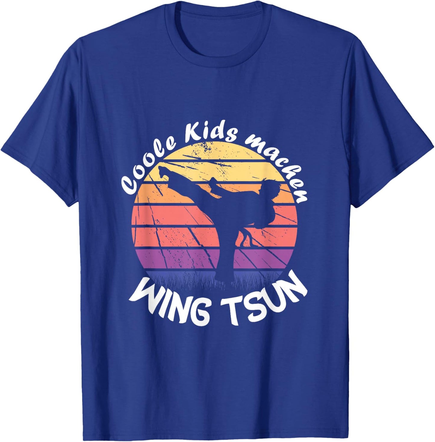 Coole Kids machen Wing Tsun | Martial Arts Training Wing Tsun , black T-Shirt - T-Shirt | Royal