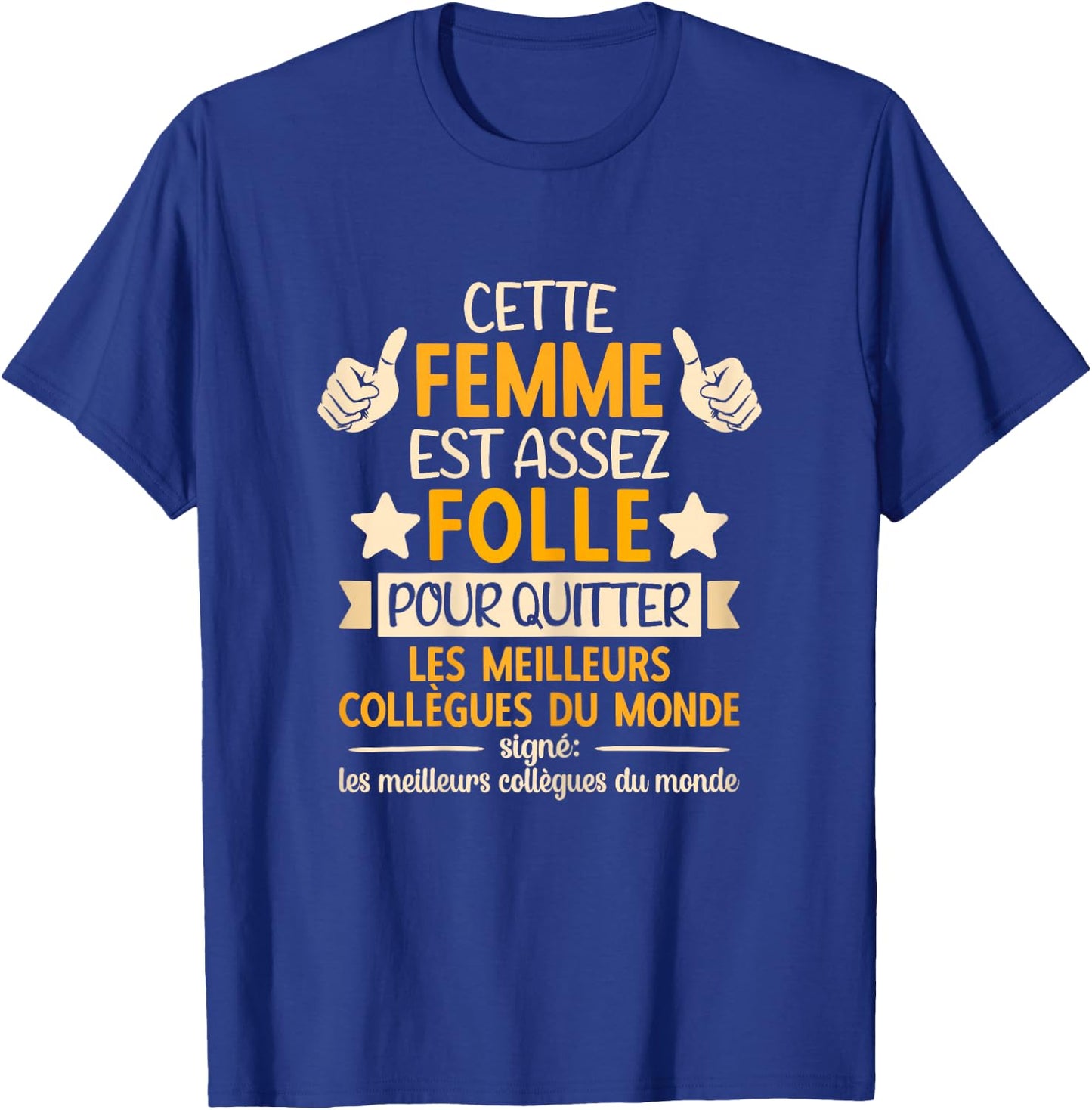 Depart Collegue de Travail, New Job, New Job , Black T-Shirt - T-Shirt | Royal