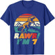Kids 7th Birthday Dinosaur Rawr Im 7 Retro Bday Trex Boys Kids T-Shirt - T-Shirt | Royal