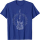 Electric Guitar Guitar Player Heavy Metal Rock Music Band , black T-Shirt - T-Shirt | Royal