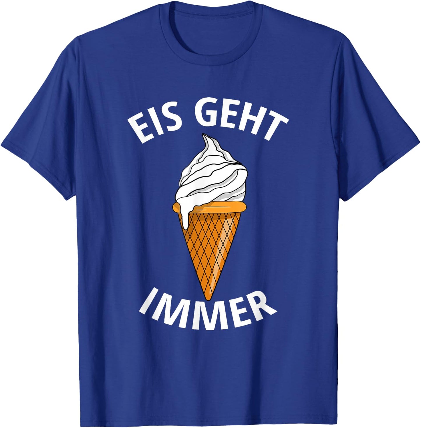 EIS GEHT IMMER , black T-Shirt - T-Shirt | Royal