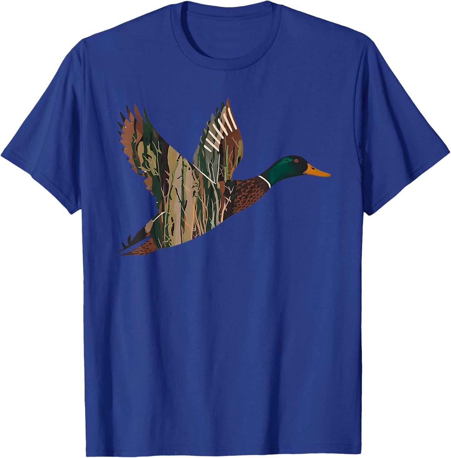 Southern Duck Camo Hunting Gifts Men Waterfowl Hunter T-Shirt - T-Shirt | Royal
