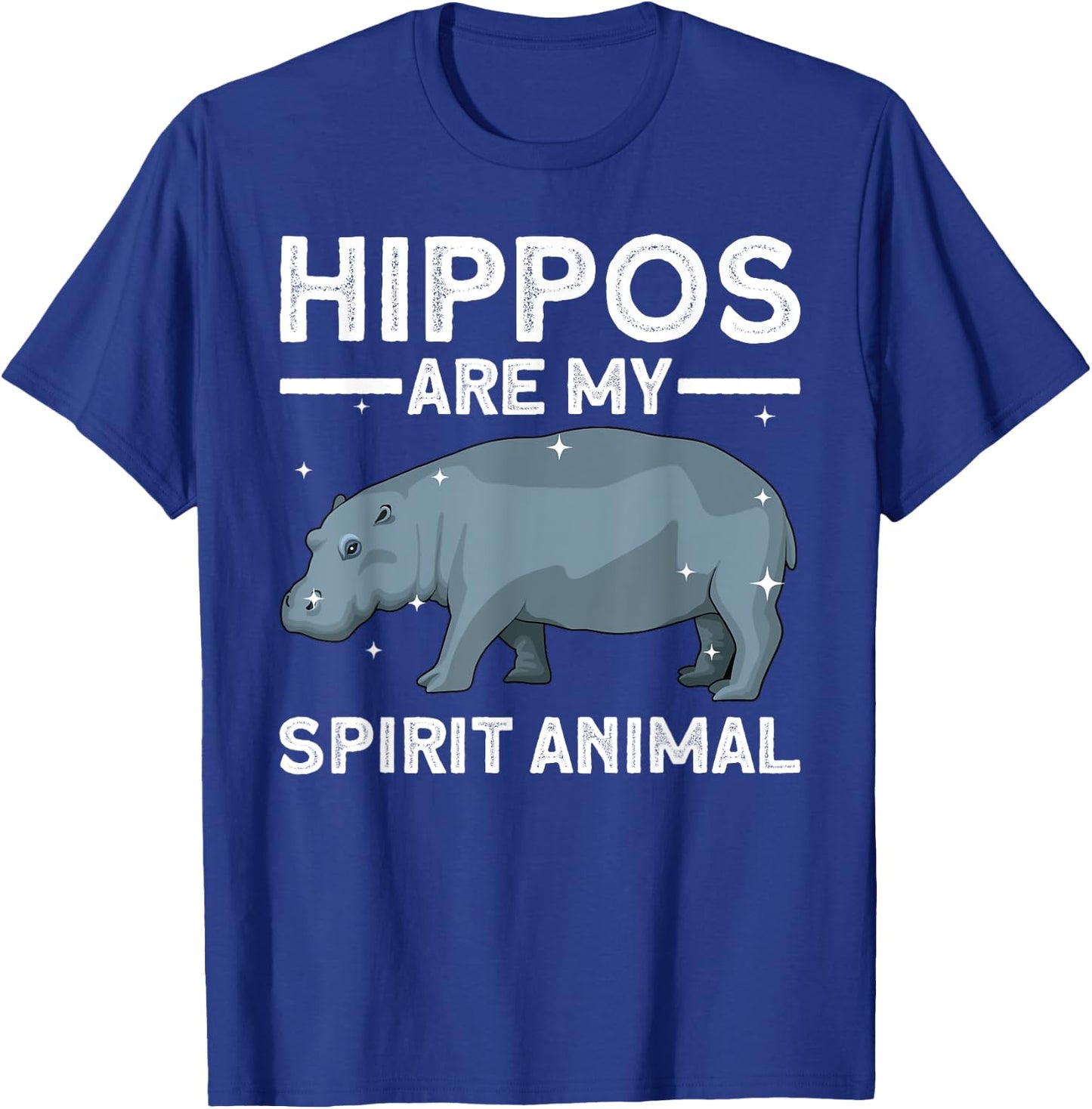 Funny Hippopotamus Design Women Animal Hippo Lover T-Shirt - T-Shirt | Royal