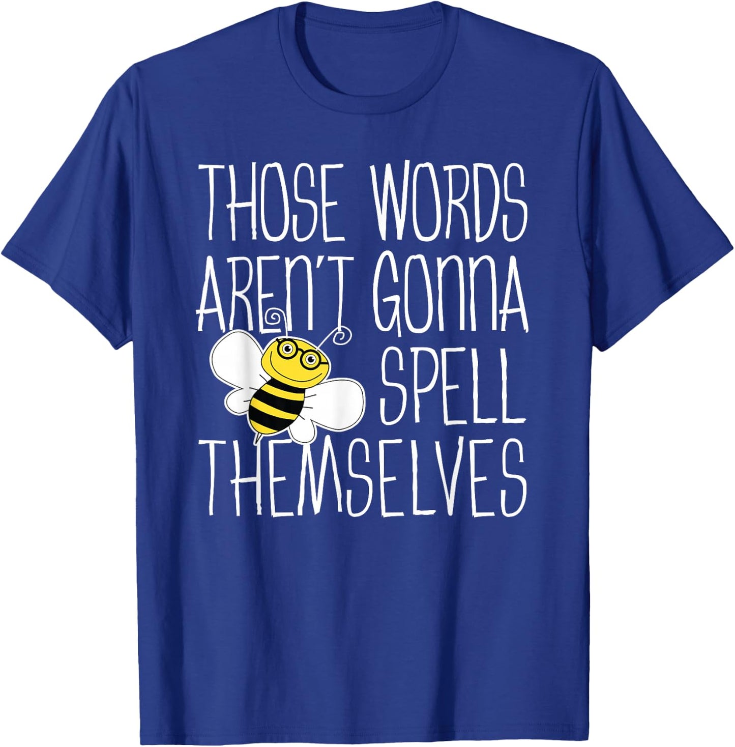 Cute Spelling Bee Design For Competitive Word Loving Kids T-Shirt - T-Shirt | Royal