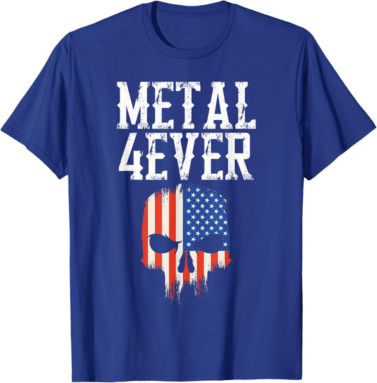 Metal Music Forever - Heavy, Death, Black Metal T-Shirt - T-Shirt | Royal