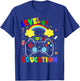 Level Up Your Education Gaming Inspired Teacher Gamers Women Kids T-Shirt - T-Shirt | Royal
