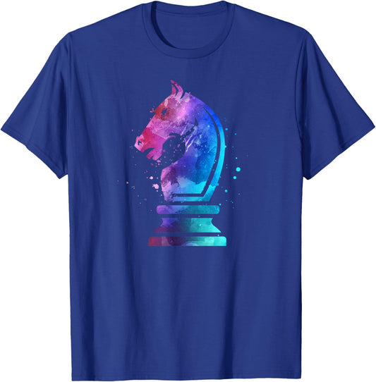 Chess Piece Knight Gift Chess Lover Player Women Girls T-Shirt - T-Shirt | Royal