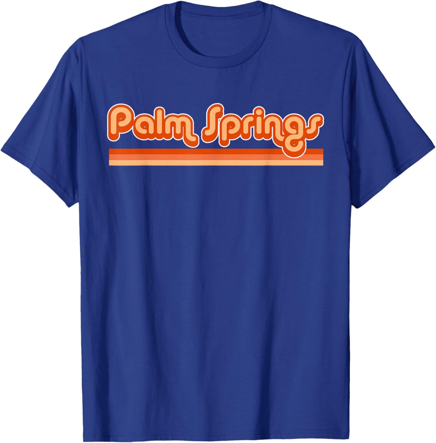 Palm Springs Shirt Retro 70s T-Shirt - T-Shirt | Royal