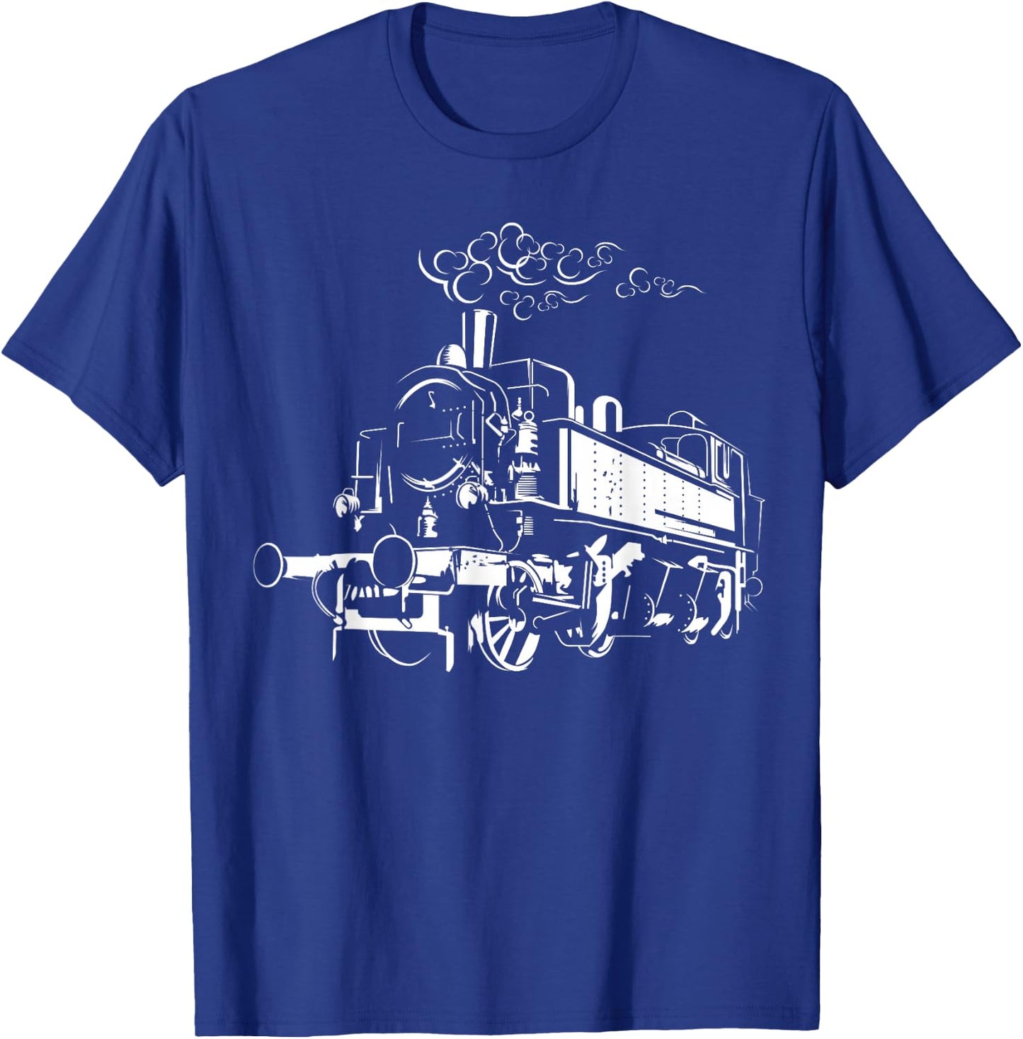 alte Retro Eisenbahn Lokomotive sächsische Bahn Dampflok T-Shirt - T-Shirt | Royal