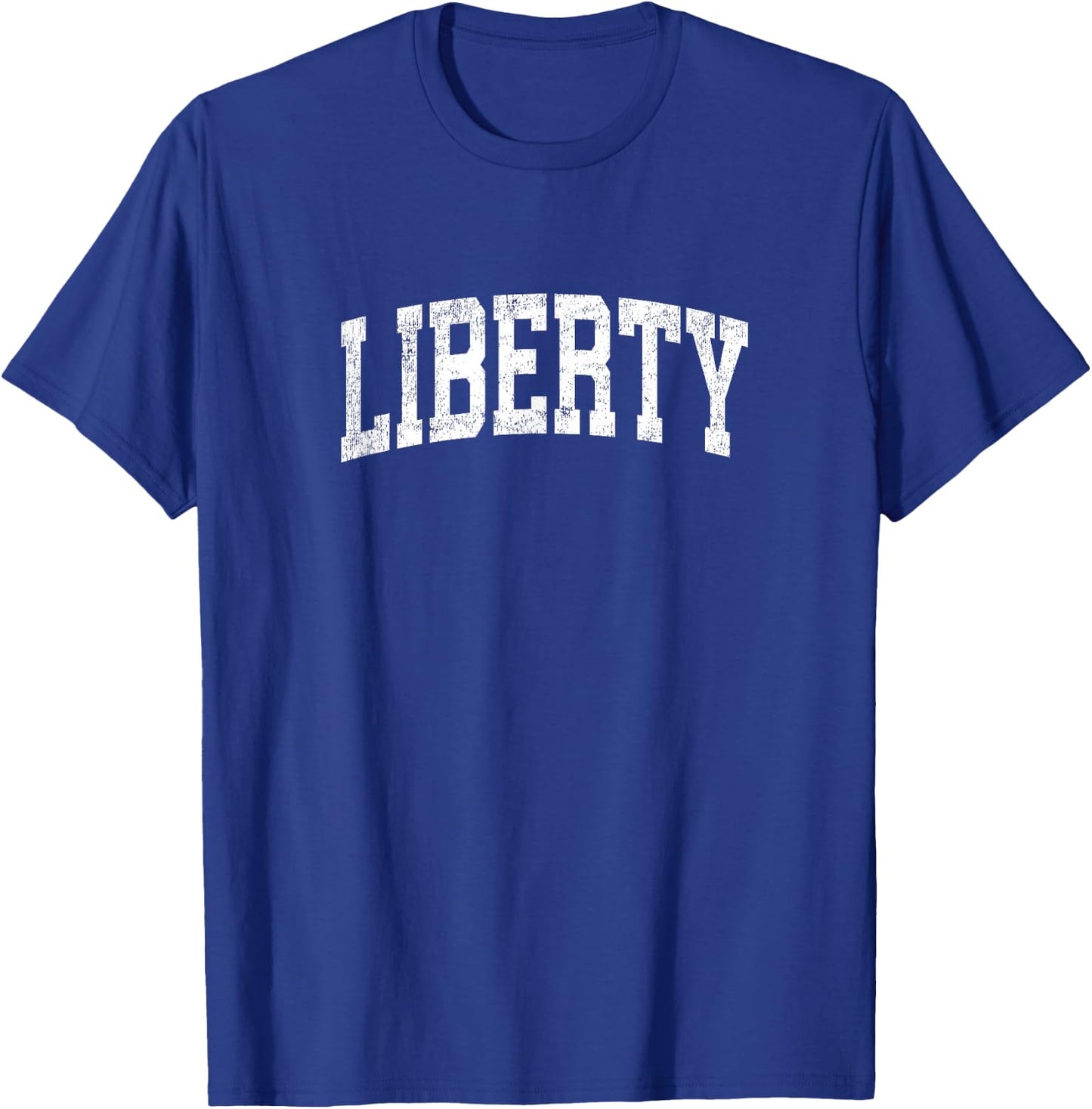 Liberty Missouri MO Vintage Athletic Sports Design T-Shirt - T-Shirt | Royal
