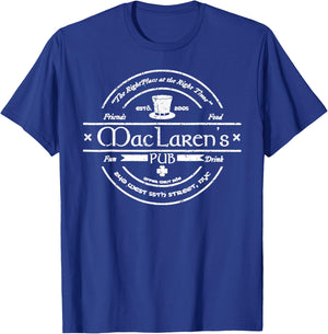 Vintage McClaren's Pub from How I Met Your Mother T-Shirt - T-Shirt | Royal