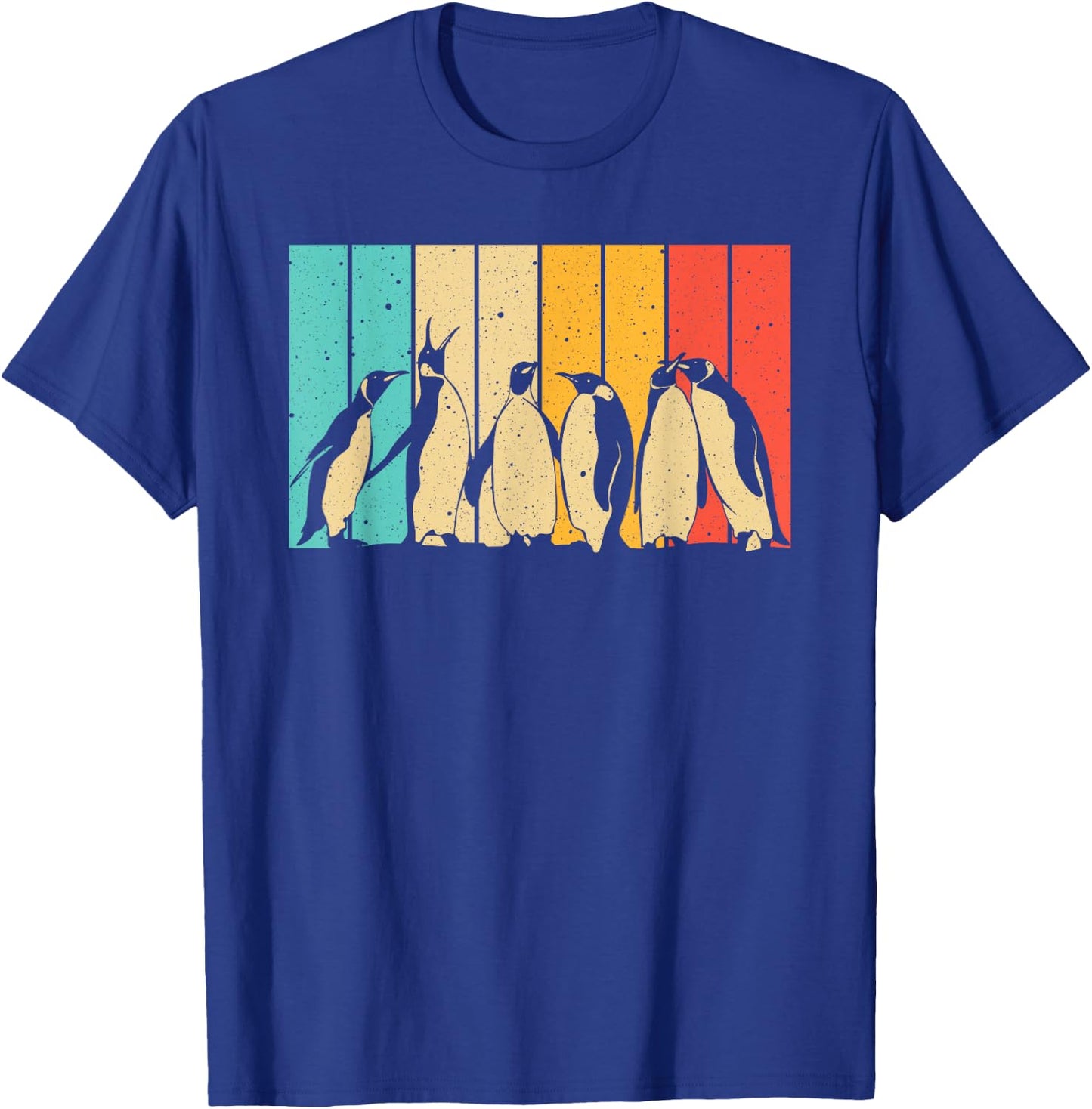 Cute Penguin Art Men Women Bird Zoologist Penguin Lovers T-Shirt - T-Shirt | Royal