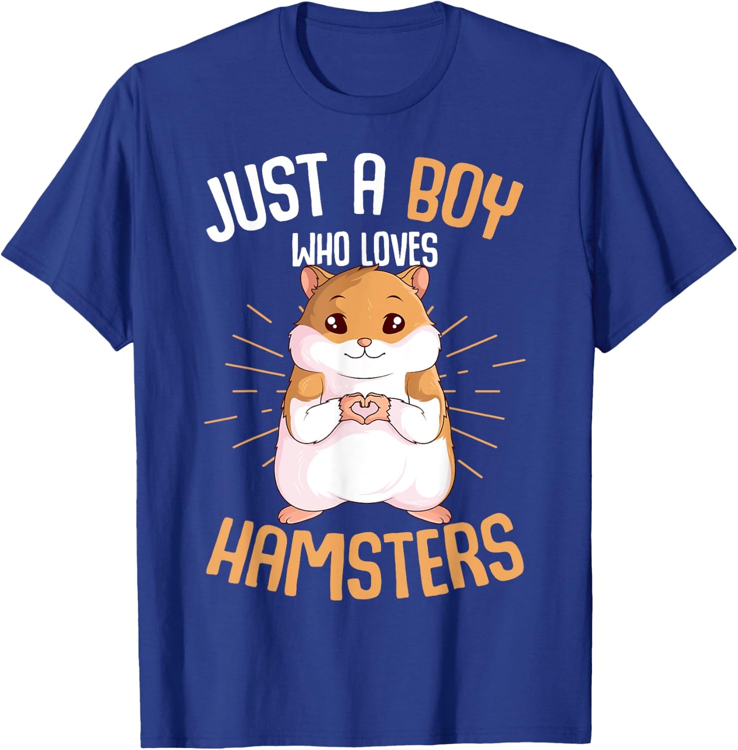 Just a Boy who loves Hamsters Hammy Boys Kids Hamster Lover T-Shirt - T-Shirt | Royal