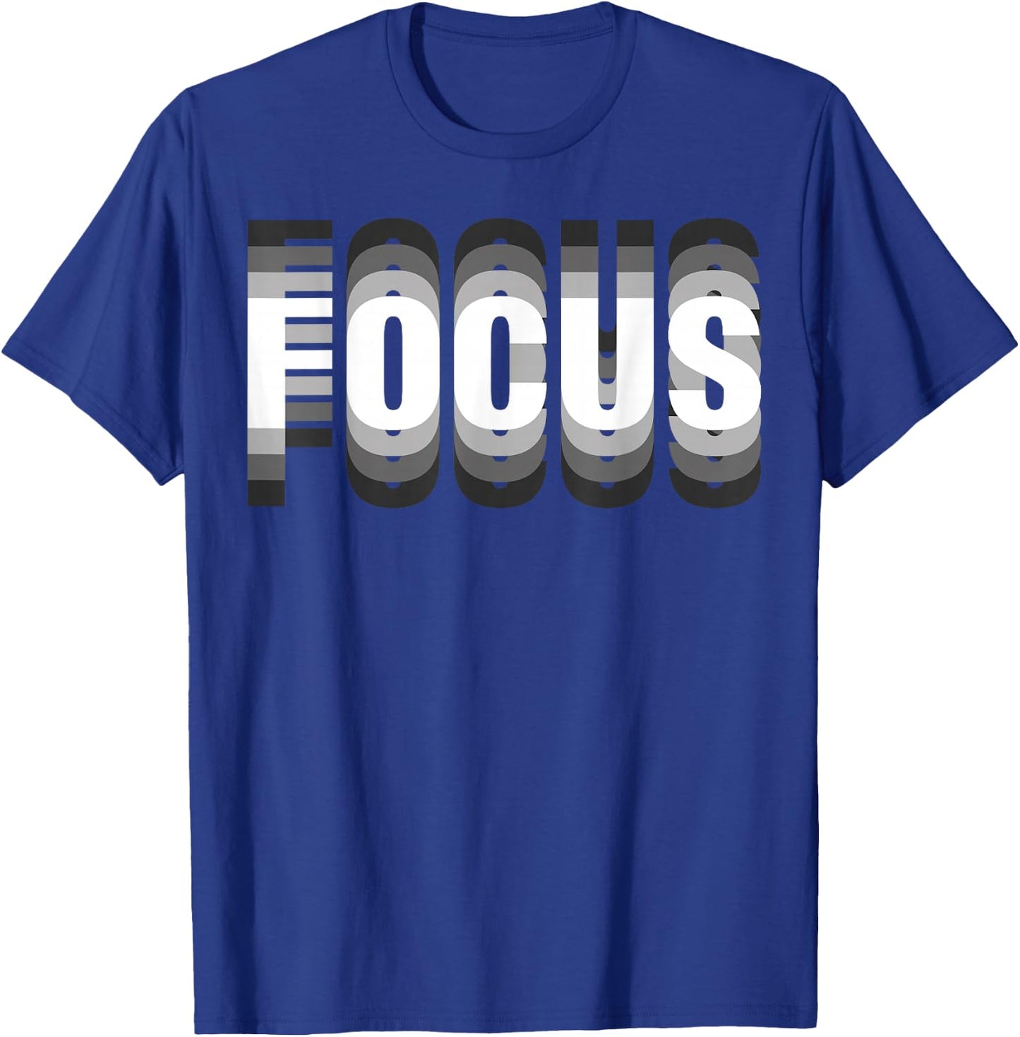 Focus Cool Trippy Optical Illusion , black T-Shirt - T-Shirt | Royal