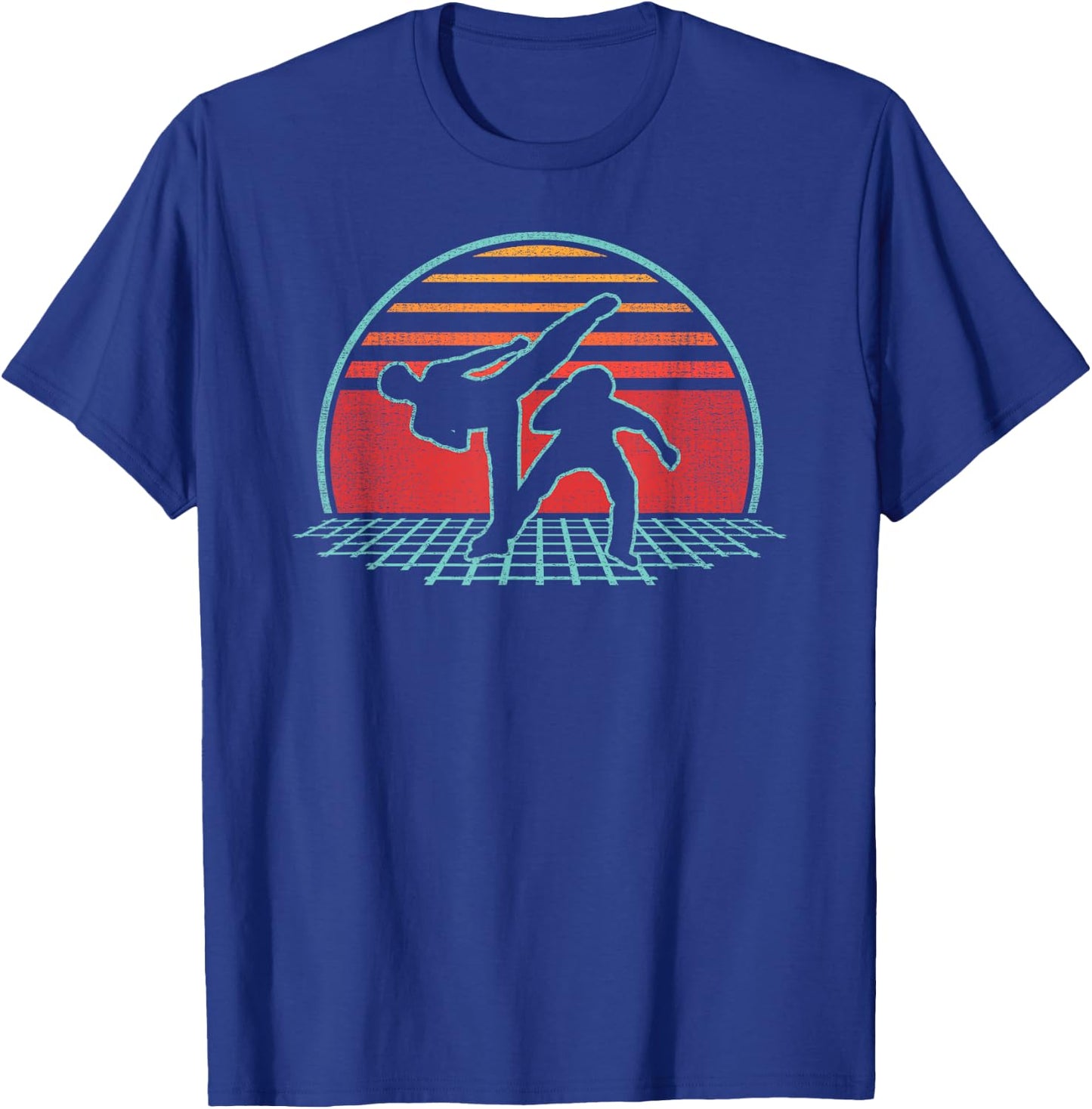 Capoeira Retro 80s Style T-Shirt - T-Shirt | Royal