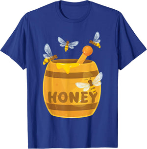 Honey Beekeeper Bees Buzzing Sweet T-Shirt - T-Shirt | Royal