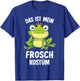 Das ist mein Frosch Kostüm Frog könig Karneval Fasching , black T-Shirt - T-Shirt | Royal
