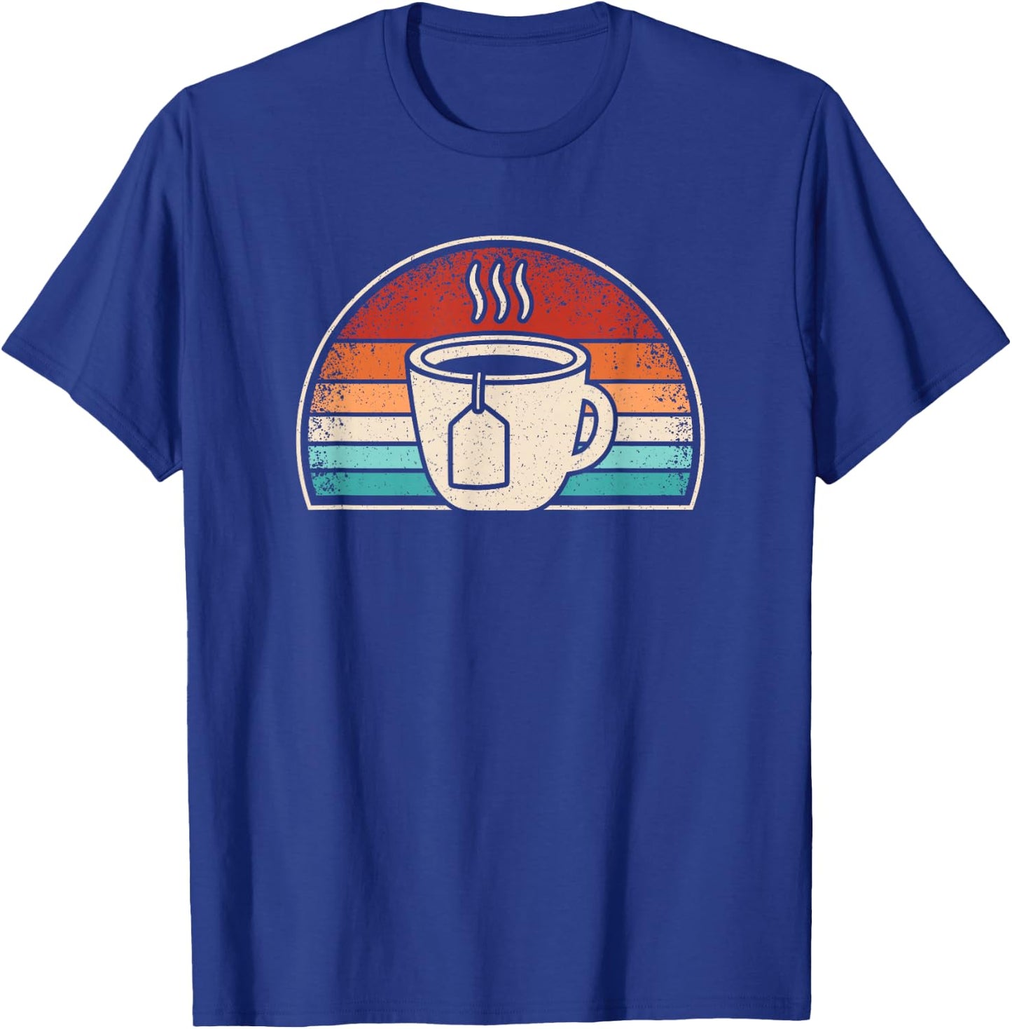 Tea Lover Vintage Cup Of Tea Retro Teacup Men Women T-Shirt - T-Shirt | Royal