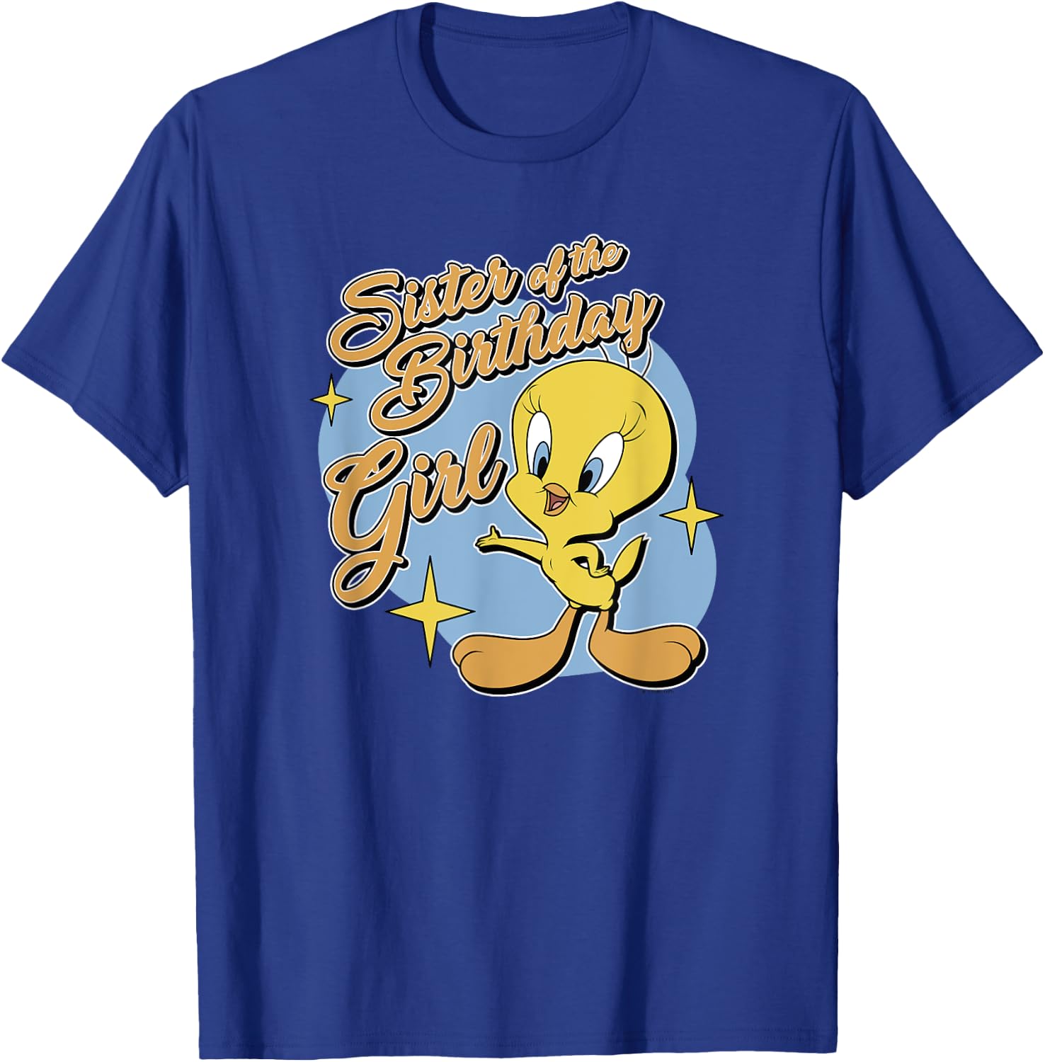 Looney Tunes Birthday Tweety Bird Sister Of Birthday Girl T-Shirt - T-Shirt | Royal