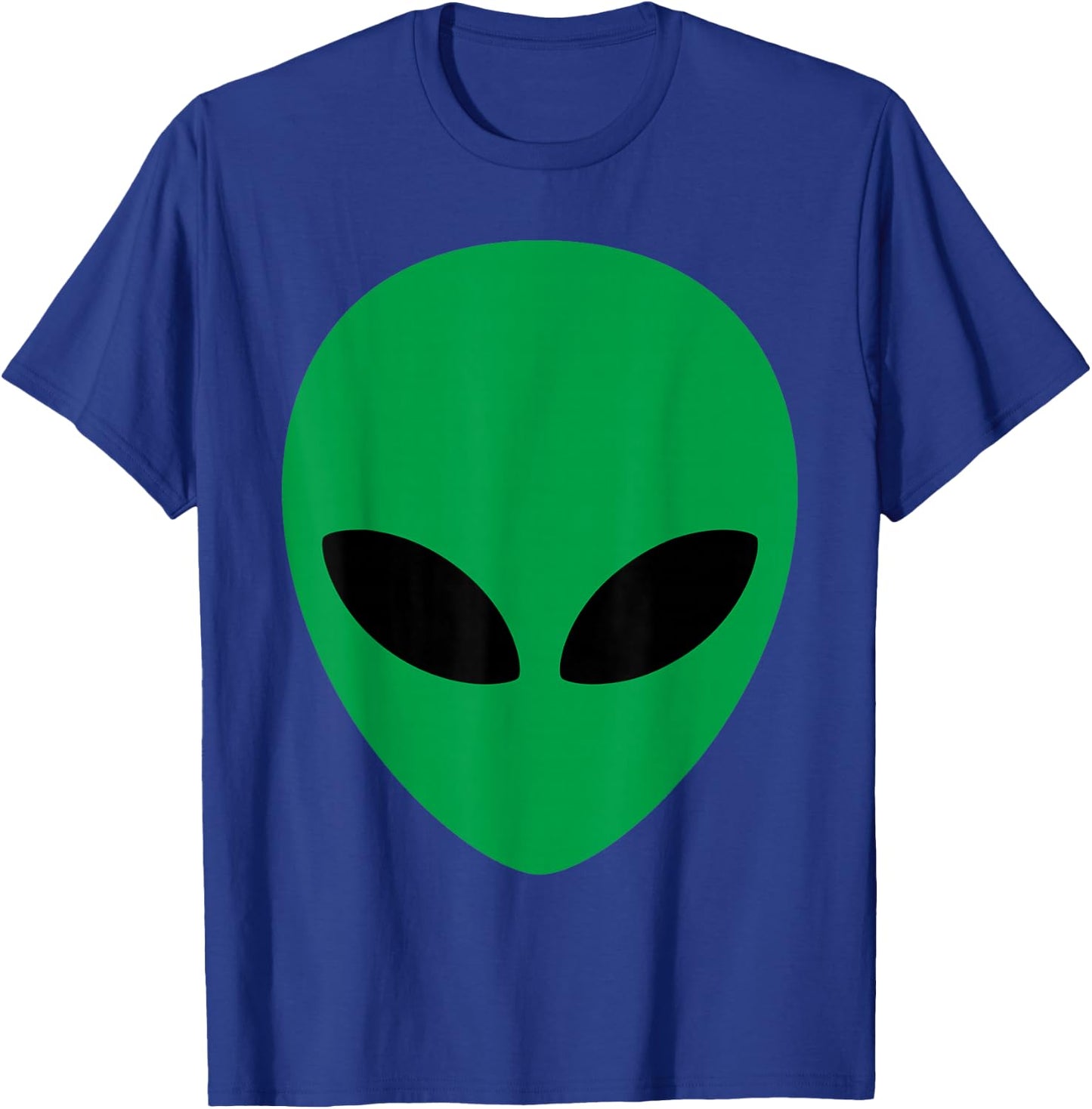 Alien Head Green Alien Grey Shirt T-Shirt - T-Shirt | Royal