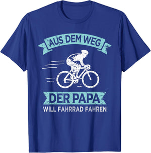 Radfahrer Papa Will Fahrrad Fahren T-Shirt - T-Shirt | Royal