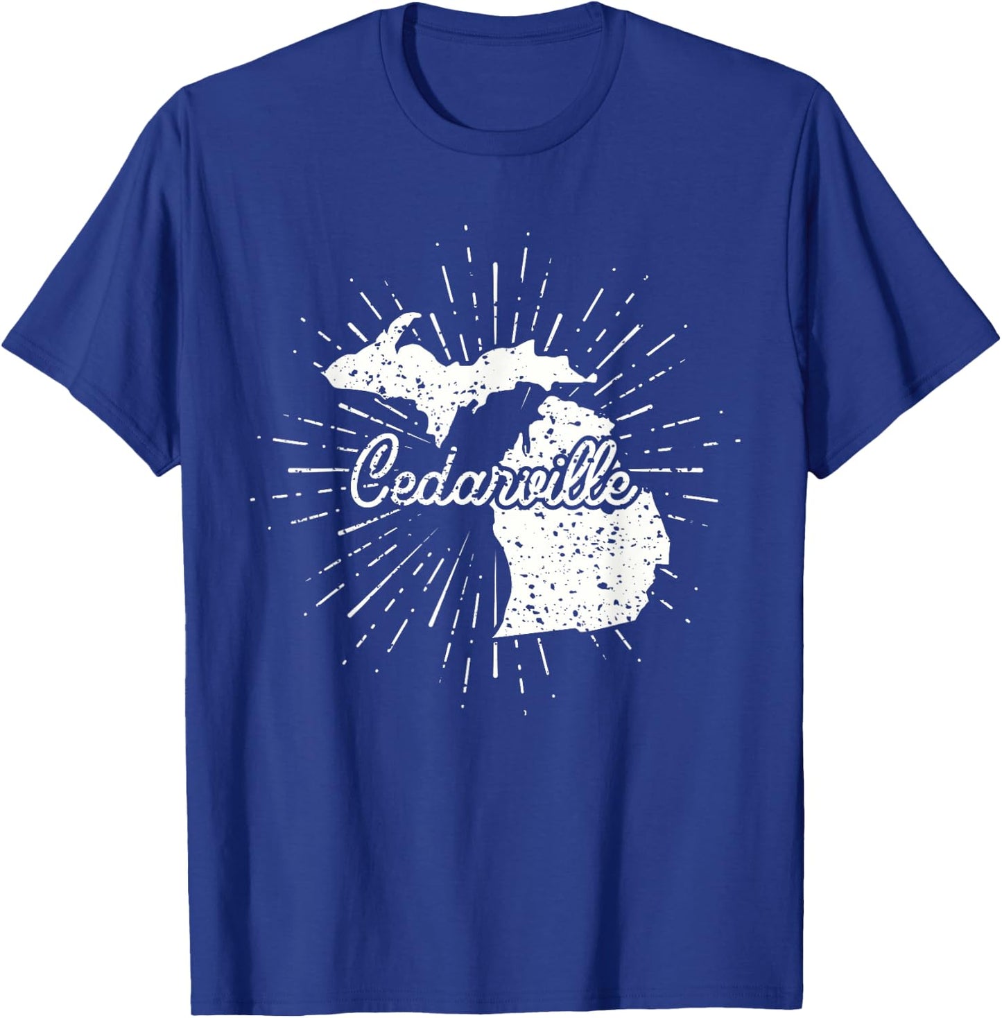 Cedarville Michigan MI T-Shirt - T-Shirt | Royal