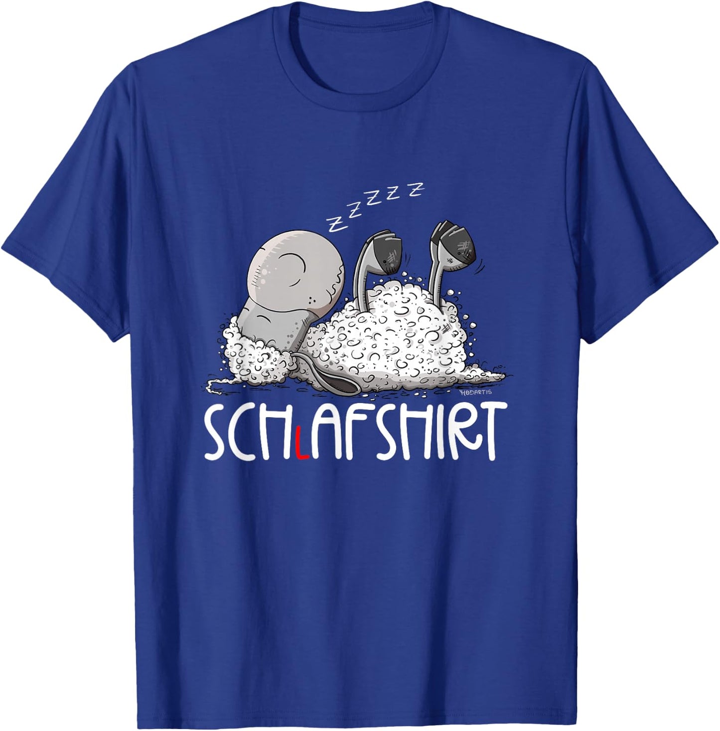 Dreaming Sheep I Sheep Sleep Shirt , black T-Shirt - T-Shirt | Royal