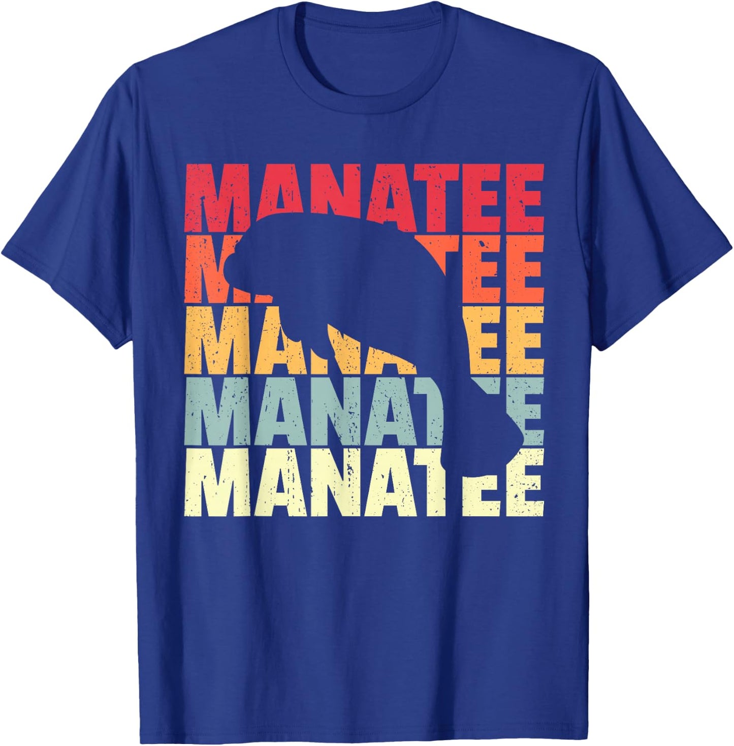 Vintage Manatee T-Shirt - T-Shirt | Royal