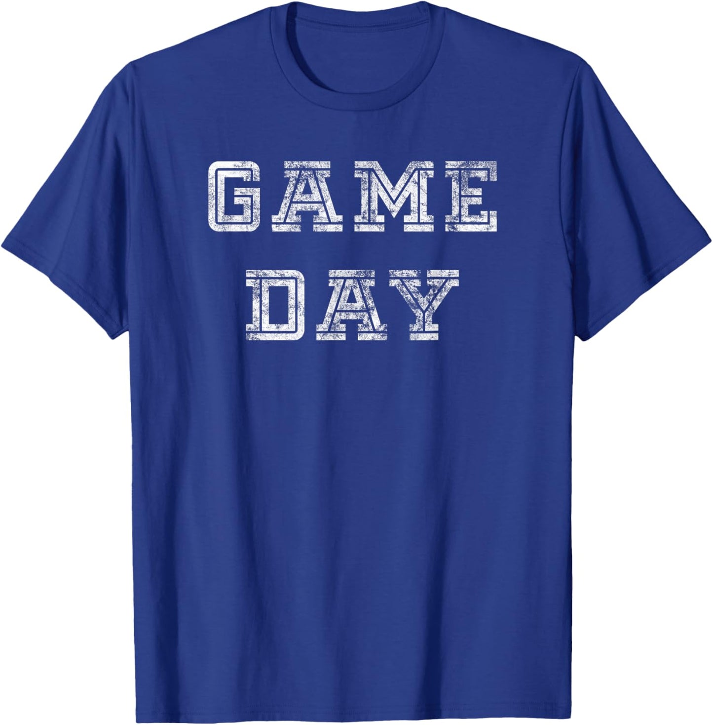 Game Day Football T Shirt Men Women Kids Retro T-Shirt - T-Shirt | Royal